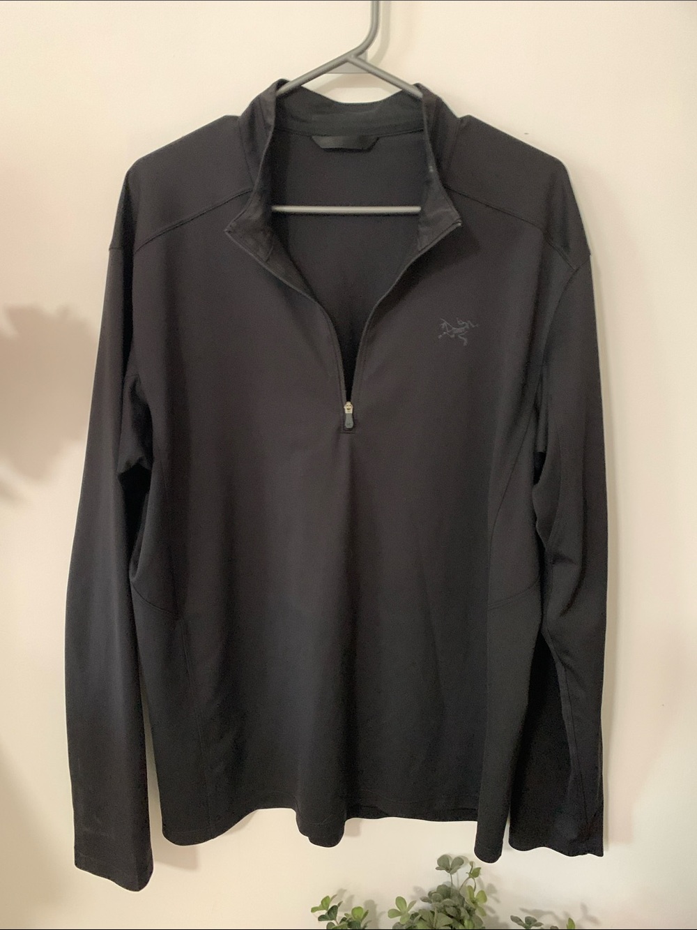 Arc'teryx Creston AR Long Sleeve Pullover in black Size XL